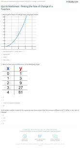 Worksheets are average rates of change date period, 03, 13 ratesofchangework, hw, , exercise set average rate of change, algebra i work sta on rate of change, related rates work. Rate Of Change Problems Worksheet Printable Worksheets And Activities For Teachers Parents Tutors And Homeschool Families