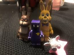 Springtrap, spring bonnie, and purple guy models. Pit Bonnie Fetch Purple Guy And Mangle Mcfarlane Figures Fivenightsatfreddys