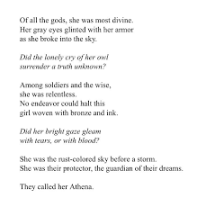 17 April 2018 Athena Mythology Poetry Pretty Words Strong Quotes
