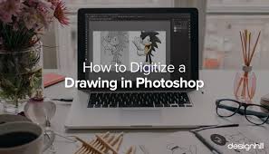 This will save time by having photoshop avoid render. How To Digitize A Drawing In Photoshop