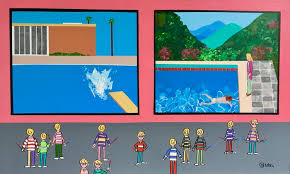 The critic and curator henry geldzahler was also quick to recognize the importance of portrait of an artist to hockney's career, reading the title as a deeply personal commentary on the artist's relationship with schlesinger. Portrait Of An Artist Pool With Two Figures Hockney Love Loss And Profit
