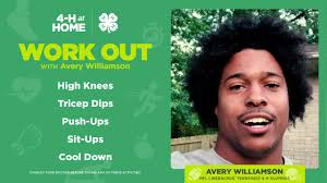 4-H at Home Work Out with Avery Williamson