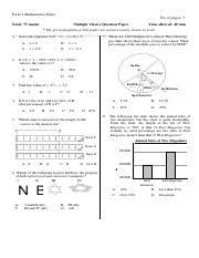 After the announcement of the start of the examination, you should first stick a barcode label and insert the. Queens 2020 2021 Mock Exam F6 Math Paper 2 2021 Dse Math Cp Paper 2 Q U E E N U2019 S C O L L E G E Hong Kong Diploma Of Secondary Education Course Hero