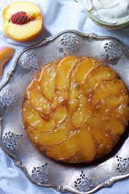 Peach Buttermilk Upside Down Cake Recipe Upside Down Cake Dessert Recipes Easy Peach Recipe