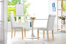 This set is superbly crafted with a dark cherry wood and light stone. Dick Smith Shangri La Set Of 2 Marseille Dining Chairs Beige Home Garden Furniture Chairs