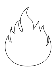 Circle of flames tattoo design coloring page. Fire Flame Coloring Pages Printable Fire Crafts Paper Fire Coloring Pages