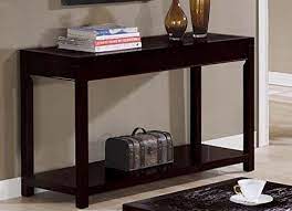 Cappuccino Veneer Console Table Entryway Furniture Entryway Furniture Bench Sofa Tables