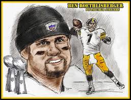 Big ben won a pair of super bowls during his first five years in the nfl. Ben Roethlisberger Drawing By Chris Delvecchio