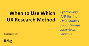 This is part of the methodology tutorial. When To Use Which User Experience Research Methods