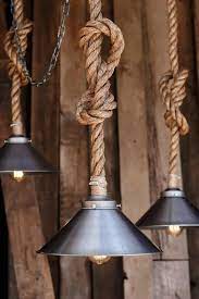 The Factory Steel Pendant Light Industrial Manila Rope Etsy Industrial Pendant Lights Industrial Light Fixtures Steel Pendant Light