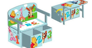 Banc Convertible En Pupitre Winnie L Ourson Sandalye