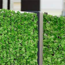 BLUMFELDT - mrežna ograja z imitacijo listov - zeleni paneli | BRŠLJAN -  svetlo zelena, 100cm - PametnaHiša.si