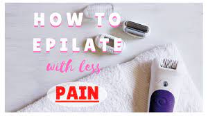 It helps when you pull the skin back. How To Epilate Sensitive Areas With Less Pain Armpit Pubic Hair Bikini Line Hair Removal Youtube