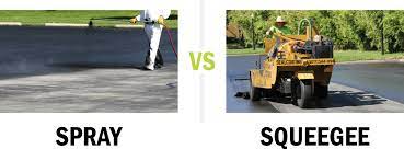 Sealcoating Squeegee Versus Spray Application Asphalt 365