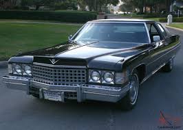 rare triple black two owner survivor 1974 cadillac coupe de ville 2k orig mi rare triple black two owner survivor