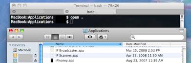 While your modern mac uses a graphical user interface, (gui) older computers used only command prompts. Open Current Folder In Finder From Terminal Of Mac Os X Osxdaily
