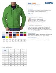 Gildan 8oz Heavy Blend Hoodie Size Chart Best Picture Of