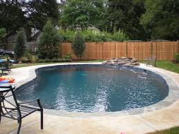 Dark Pool Stone Coping And Dark Interior Tinted Concrete Pools Baseny Pool Landscaping Pool Renovation Natural Pool