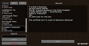 (1) install the version of minecraft forge that corresponds with the mod. Traveller S Backpack Mod 1 17 1 1 16 5 Additional Space For Your Inventory Mc Mod Net