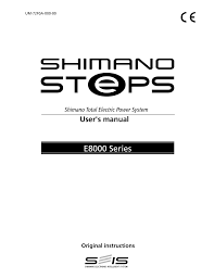 It's easy for fans to become ensconced in their games, and sometimes their enjoyment borders on obsessive — which is often part of gaming's appeal (and somethi. Shimano Steps E8000 Series User Manual Manualzz