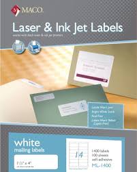 Some file may have the forms filled, you have to erase it manually. Fitness Retailer Maco Laser Ink Jet White Address Labels 1 1 3 X 4 Inches 14 Per Sheet 1400 Per Box Ml 1400 Office Products Hottest New Styles Landing Myprofustore It
