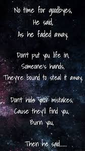 Get Out Alive By Three Days Grace This Song Is So Dark But I Can T Help Loving It Love Yourself Lyrics Song Lyric Quotes Alive Lyrics