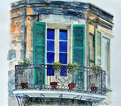 Pick out your new windows today. Balcony New Orleans Painting By Anthony Butera