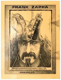 Wild Weird And Funny Austin Music Posters Of The 1960s And 1970s Muzykalnye Postery Frenk Zappa
