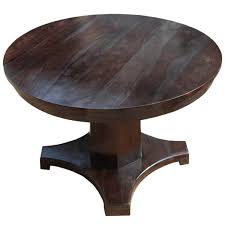 This is the first dining table that i have made, and i'm. Solid Wood Sutton Rustic Round Pedestal Dining Table For 4 People