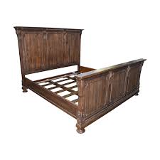 Product titleelephance queen wood platform bed frame with wood he. 80 Off Restoration Hardware Restoration Hardware St James King Wood Bed Frame Beds