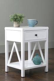 Nadeau Solid Wood End Table With Storage White End Tables End Tables With Storage End Tables