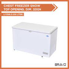 Alatan ini pada dasarnya direka bentuk sebagai unit penyejuk dengan petak sejuk beku yang berkongsi sistem penyejukannya dengan lagi sebuah petak untuk suhu sejuk yang dikekalkan di luar takat. Snow Ly250ld Chest Freezer Top Opening 230 Liter Deep Freezer Peti Sejuk Beku Untuk Simpanan Stock Frozen Ikan Ayam Beku Shopee Malaysia