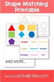 Esl printable shapes vocabulary worksheets, picture dictionaries, matching exercises, word search and crossword puzzles, missing letters in words and unscramble the words exercises, multiple choice tests, flashcards, vocabulary learning cards, esl fidget spinner and dominoes. Shapes Activities For Preschool Learning Printable Active Littles
