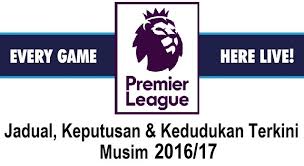 Aplikasi online web widget ini akan memaparkan. Jadual Keputusan Kedudukan Terkini Liga Epl 2016 17 Bmblogr