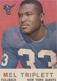 1954 MEL TRIPLETT ED MELVIN FORREST FROSTY ENGLAND AUTOGRAPHED FOOTBALL  PROGRAM