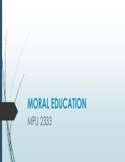 Yet it is as widespread as the official one. Lesson 1 Introduction To Morality Pdf Moral Education Mpu 2333 Lesson 1 Introduction To Morality Learning Outcomes At The End Of The Lecture Course Hero