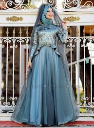Kebaya katun fadila bordir biru muda 652. 12 Gaun Pernikahan Hijab Bertema Turquoise Untuk Datangkan Kesan Sejuk Di Resepsimu