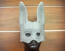 Bunny Rabbit Mask Masquerade Foam Pattern