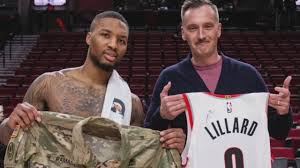 Find deals on damian lillard jersey in sports fan shop on amazon. Local Army Veteran Shares Story Behind Jersey Swap With Damian Lillard Youtube