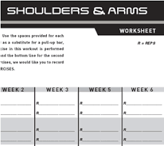 p90x worksheets and calendar