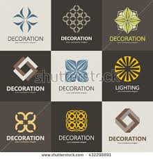 The creative online business like that needed some creative logo. A Collection Of Logos For Interior Furniture Shops Decor Items And Home Decoration Set 2 Decor Logo Furniture Shop House Furniture Design