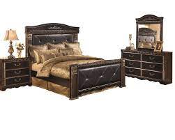 Coal creek king mansion bed looks like it's fit for a king. Ashley Coal Creek 4pc E King Mansion Bedroom Set In Dark Brown Many Thanks For Viewing Our Picture T Ashley Furniture Bedroom Bedroom Set Ashley Furniture
