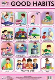 Good Habits Chart Manners For Kids Good Habits For Kids