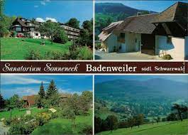 Jetzt die passende wohnung finden! Badenweiler Reha Klinik Sanatorium Sonneneck Mit Panorama Blick 1996 Nr 96865 Oldthing Ansichtskarten Deutschland Unsortiert