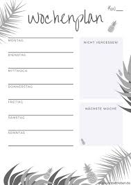 Erstellen sie für jede woche eine neue registerkarte, und verwenden sie die umschalttaste, um anzuzeigen, dass der eintrag erledigt ist. Schluss Mit Verzetteln Ein Wochenplan Zum Ausdrucken Bringt Ubersicht Wochenplan Zum Ausdrucken Wochen Planer Planer
