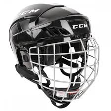 Ccm Fitlite 40 Senior Hockey Helmet Combo