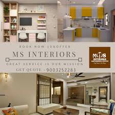 The work of famous interior designers, furniture designers and architects is used as a constant reference point in interior design today but it's not only their visual feats that have an inspiring effect on us.these interior design quotes from interior designers of past and present are also a great source of inspiration, knowledge and guidance for both trade professionals and beginners. Ms Interiors Ms Interiors Grate Service Is Our Mission Instant Booking 10 Offer Get Quote 9003252283 Full Home Interior With Affordable Price And Professional Work Facebook