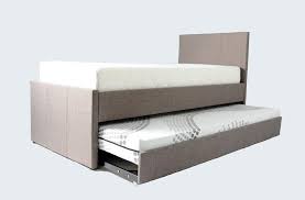 Cuba Grey Fabric Single Bed Frame With Pull Out Guest Bed Trundle Stop Over Single Bed Frame Bed Frame Single Bed