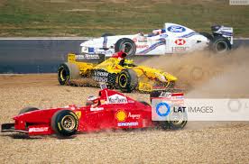 That happened at the san marino grand prix in 2001. 1997 Luxembourg Grand Prix 1997 Formula 1 Photo