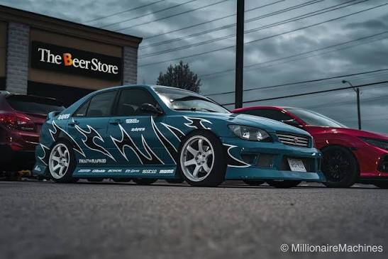Dope af livery. Bring back the sexspec cars @thatwrapkid_ #wrap #livery # sexspec #is300 #lexus #toyota #altezza #jdm #japan #japanese #import  #whitby #carmeet #car #carphotography #carphotographer #sony #a7riii